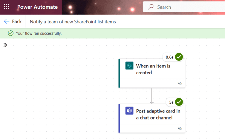 Notify a team of new SharePoint file/SharePoint list item – PenBot_RPA